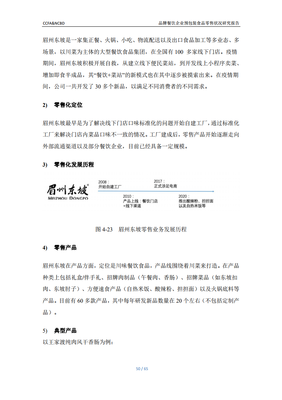 CCFA&NCBD:品牌餐飲企業預包裝食品零售狀況研究報告